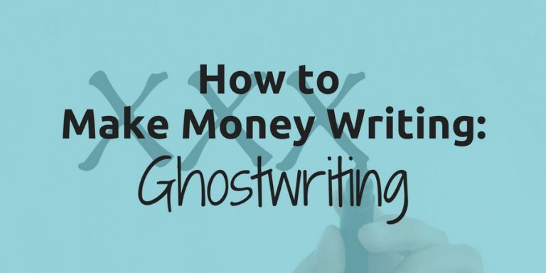 banner on how to make money ghostwriting