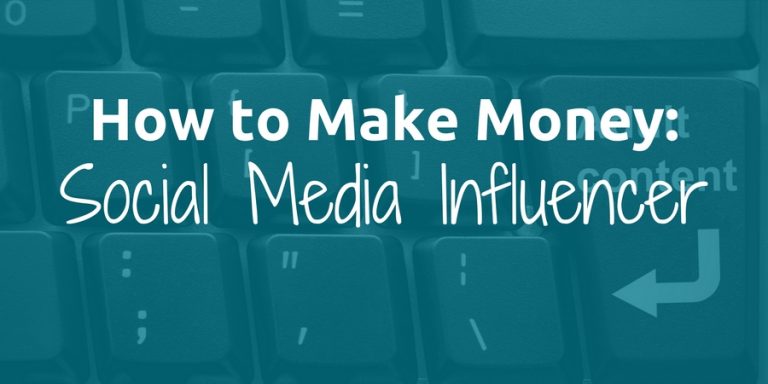 post about making money as a social media influencer