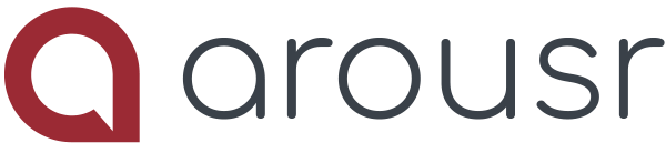 logo for arousr, a sex chat service