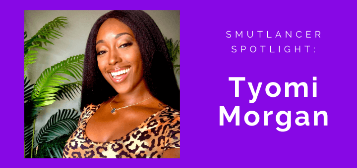 blog banner for Smutlancer Spotlight featuring Tyomi Morgan