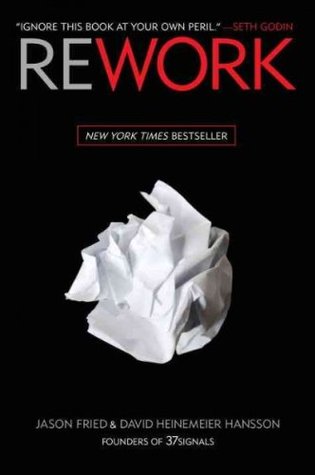 cover for rework by jason fried and David Heinemeier Hansson